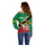 Custom Saint Kitts and Nevis Cricket Off Shoulder Sweater Go Champions Patriots