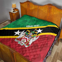 Custom Saint Kitts and Nevis Cricket Quilt Go Champions Patriots