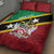 Custom Saint Kitts and Nevis Cricket Quilt Bed Set Go Champions Patriots