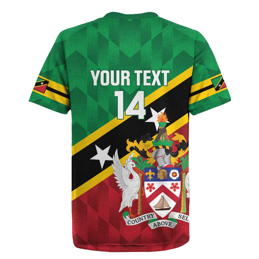 Custom Saint Kitts and Nevis Cricket Rugby Jersey Go Champions Patriots