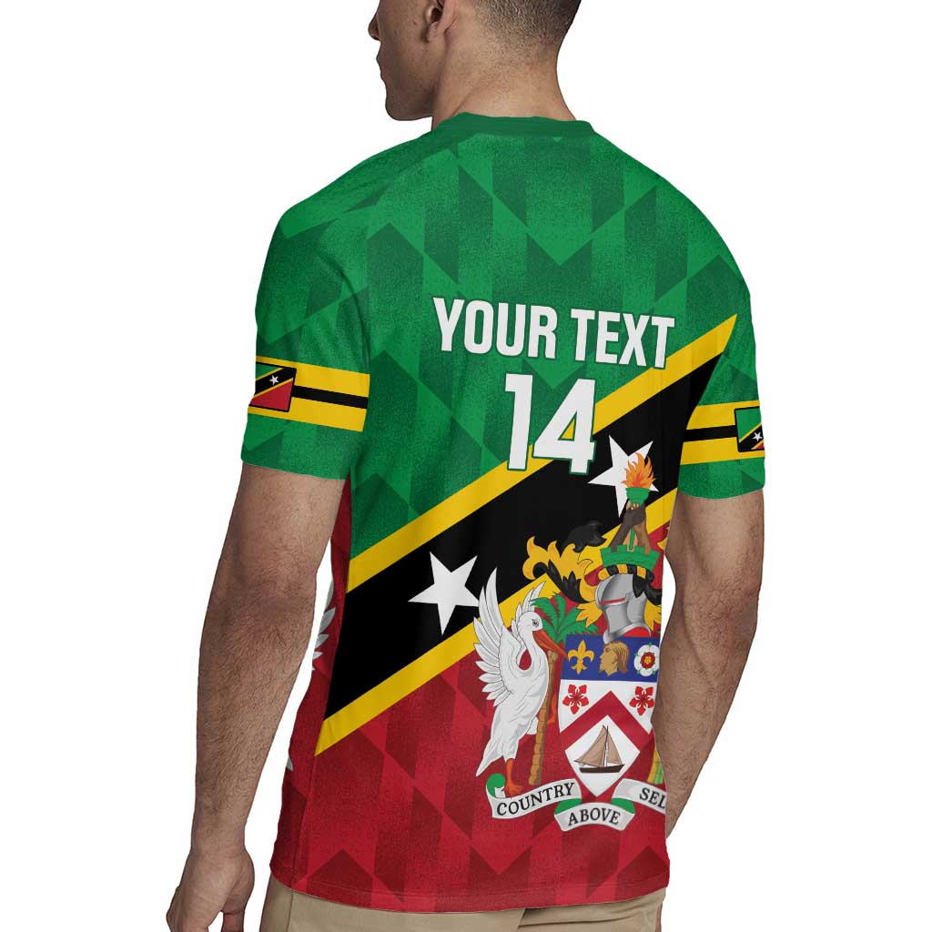 Custom Saint Kitts and Nevis Cricket Rugby Jersey Go Champions Patriots