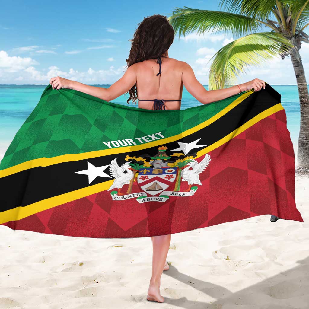 Custom Saint Kitts and Nevis Cricket Sarong Go Champions Patriots