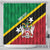 Custom Saint Kitts and Nevis Cricket Shower Curtain Go Champions Patriots