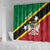 Custom Saint Kitts and Nevis Cricket Shower Curtain Go Champions Patriots