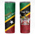 Custom Saint Kitts and Nevis Cricket Skinny Tumbler Go Champions Patriots