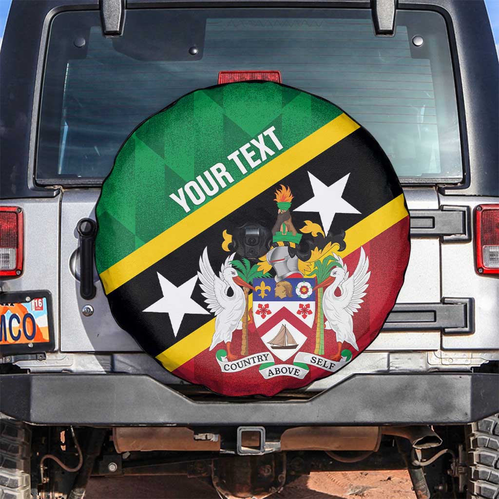 Custom Saint Kitts and Nevis Cricket Spare Tire Cover Go Champions Patriots