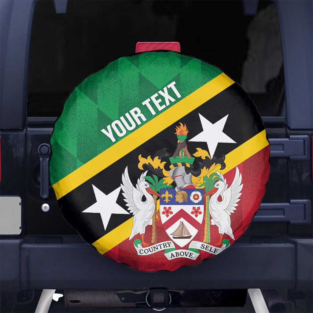 Custom Saint Kitts and Nevis Cricket Spare Tire Cover Go Champions Patriots