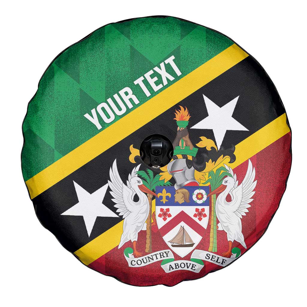 Custom Saint Kitts and Nevis Cricket Spare Tire Cover Go Champions Patriots