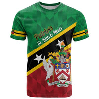 Custom Saint Kitts and Nevis Cricket T Shirt Go Champions Patriots