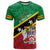 Custom Saint Kitts and Nevis Cricket T Shirt Go Champions Patriots
