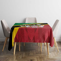 Custom Saint Kitts and Nevis Cricket Tablecloth Go Champions Patriots