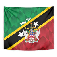 Custom Saint Kitts and Nevis Cricket Tapestry Go Champions Patriots