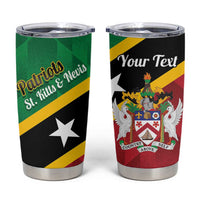 Custom Saint Kitts and Nevis Cricket Tumbler Cup Go Champions Patriots