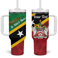 Custom Saint Kitts and Nevis Cricket Tumbler With Handle Go Champions Patriots