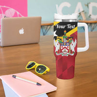 Custom Saint Kitts and Nevis Cricket Tumbler With Handle Go Champions Patriots