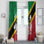 Custom Saint Kitts and Nevis Cricket Window Curtain Go Champions Patriots