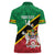 Custom Saint Kitts and Nevis Cricket Women Polo Shirt Go Champions Patriots
