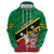 Custom Saint Kitts and Nevis Cricket Zip Hoodie Go Champions Patriots