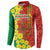 Enkutatash Ethiopia Button Sweatshirt Melkam Addis Amet Adey Abeba Flower - Wonder Print Shop