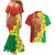 Enkutatash Ethiopia Couples Matching Mermaid Dress and Hawaiian Shirt Melkam Addis Amet Adey Abeba Flower - Wonder Print Shop