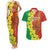 Enkutatash Ethiopia Couples Matching Tank Maxi Dress and Hawaiian Shirt Melkam Addis Amet Adey Abeba Flower - Wonder Print Shop