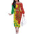Enkutatash Ethiopia Family Matching Off The Shoulder Long Sleeve Dress and Hawaiian Shirt Melkam Addis Amet Adey Abeba Flower - Wonder Print Shop
