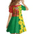 Enkutatash Ethiopia Family Matching Off Shoulder Short Dress and Hawaiian Shirt Melkam Addis Amet Adey Abeba Flower - Wonder Print Shop
