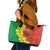 Enkutatash Ethiopia Leather Tote Bag Melkam Addis Amet Adey Abeba Flower - Wonder Print Shop