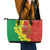 Enkutatash Ethiopia Leather Tote Bag Melkam Addis Amet Adey Abeba Flower - Wonder Print Shop
