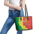 Enkutatash Ethiopia Leather Tote Bag Melkam Addis Amet Adey Abeba Flower - Wonder Print Shop