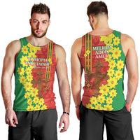 Enkutatash Ethiopia Men Tank Top Melkam Addis Amet Adey Abeba Flower - Wonder Print Shop