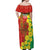 Enkutatash Ethiopia Off Shoulder Maxi Dress Melkam Addis Amet Adey Abeba Flower - Wonder Print Shop