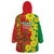 Enkutatash Ethiopia Wearable Blanket Hoodie Melkam Addis Amet Adey Abeba Flower - Wonder Print Shop