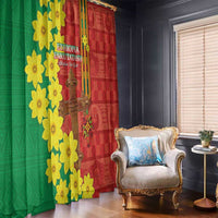 Enkutatash Ethiopia Window Curtain Melkam Addis Amet Adey Abeba Flower - Wonder Print Shop