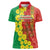 Enkutatash Ethiopia Women Polo Shirt Melkam Addis Amet Adey Abeba Flower - Wonder Print Shop