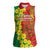 Enkutatash Ethiopia Women Sleeveless Polo Shirt Melkam Addis Amet Adey Abeba Flower - Wonder Print Shop