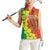 Enkutatash Ethiopia Women Sleeveless Polo Shirt Melkam Addis Amet Adey Abeba Flower - Wonder Print Shop