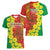 Enkutatash Ethiopia Women V-Neck T-Shirt Melkam Addis Amet Adey Abeba Flower - Wonder Print Shop