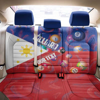 Personalised Philippines Billiards Back Car Seat Cover Cue With Balls Flag Style - Wonder Print Shop