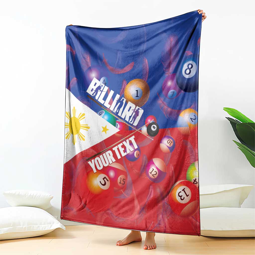 Personalised Philippines Billiards Blanket Cue With Balls Flag Style - Wonder Print Shop