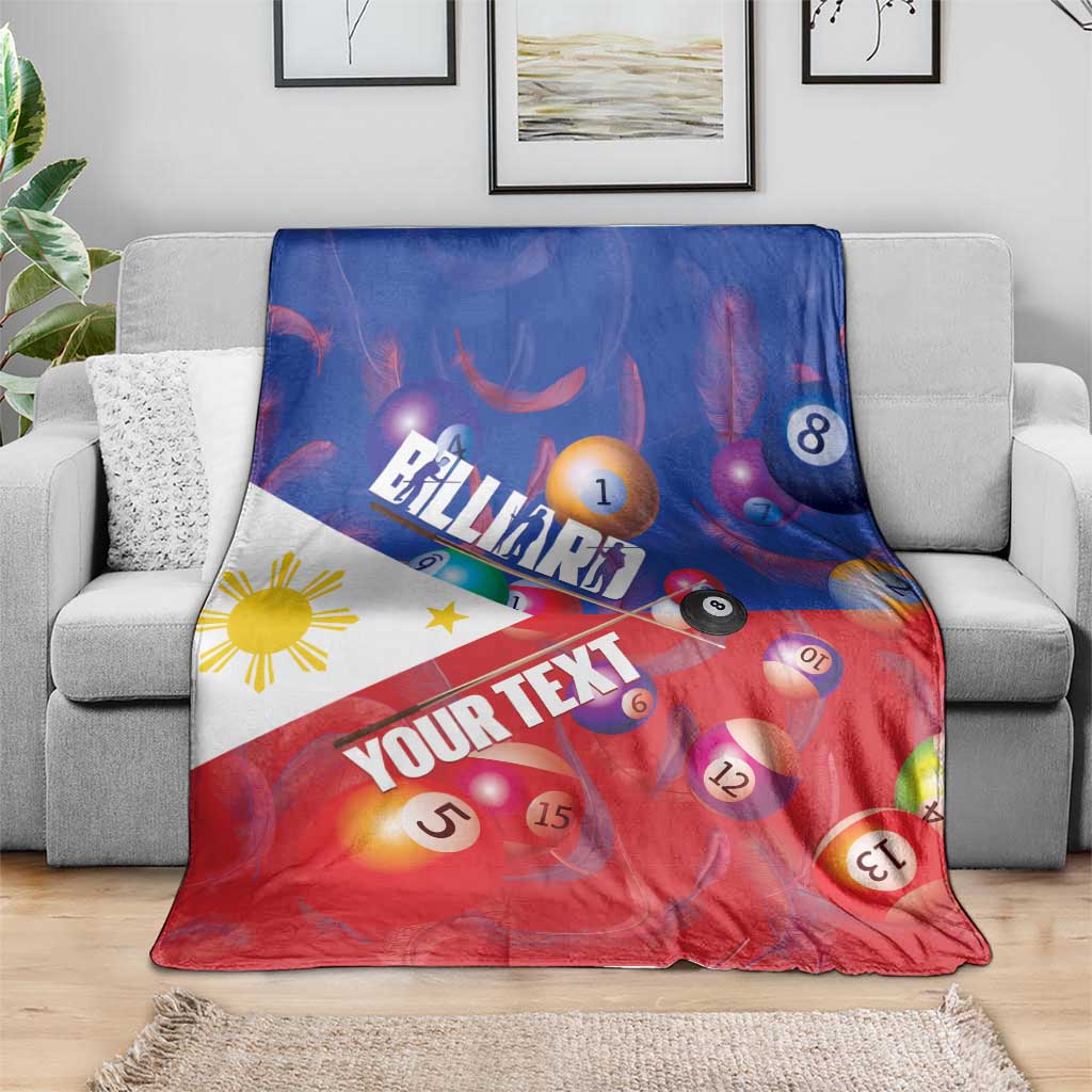 Personalised Philippines Billiards Blanket Cue With Balls Flag Style - Wonder Print Shop
