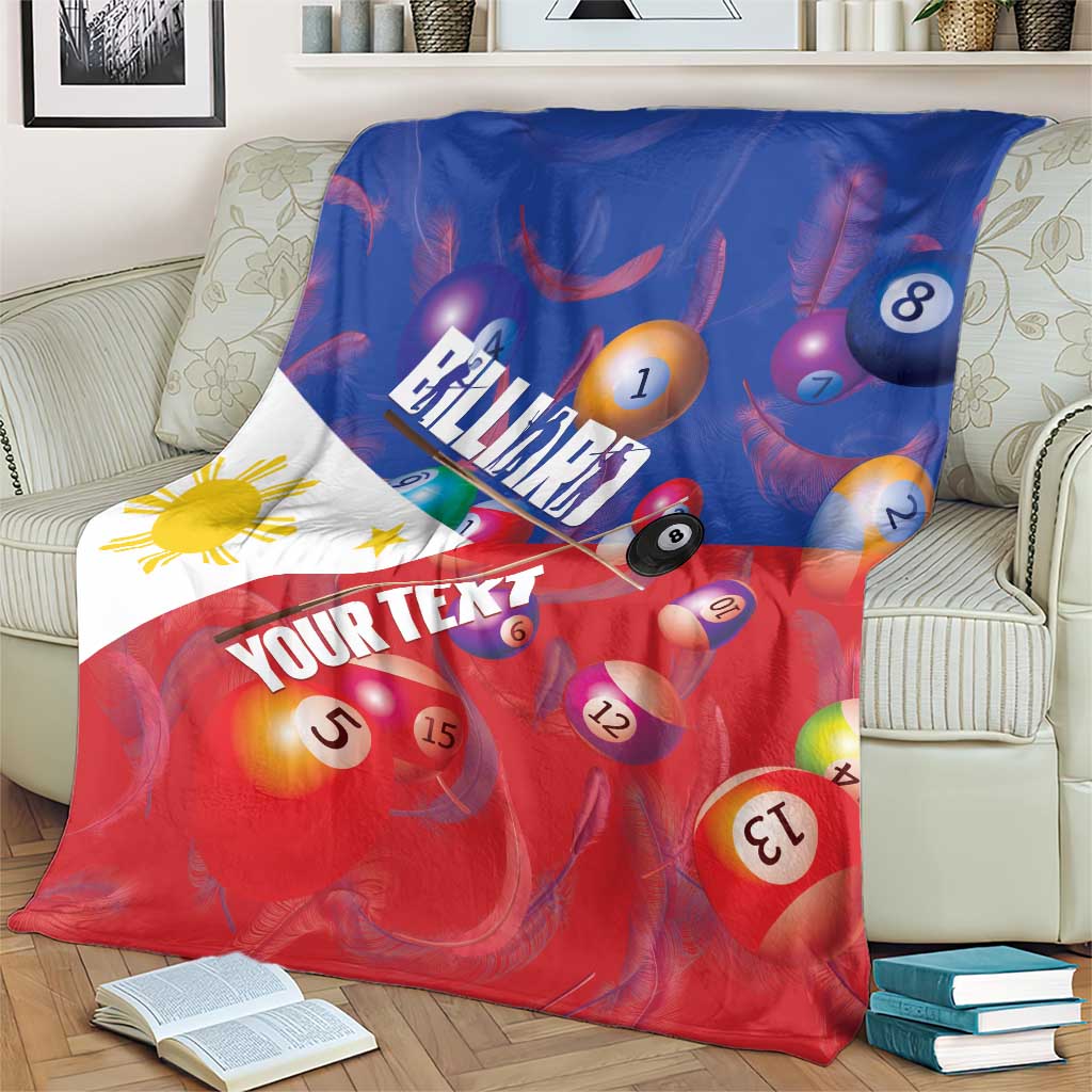 Personalised Philippines Billiards Blanket Cue With Balls Flag Style - Wonder Print Shop