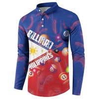 Personalised Philippines Billiards Button Sweatshirt Cue With Balls Flag Style - Wonder Print Shop