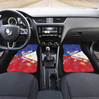 Personalised Philippines Billiards Car Mats Cue With Balls Flag Style - Wonder Print Shop
