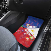 Personalised Philippines Billiards Car Mats Cue With Balls Flag Style - Wonder Print Shop