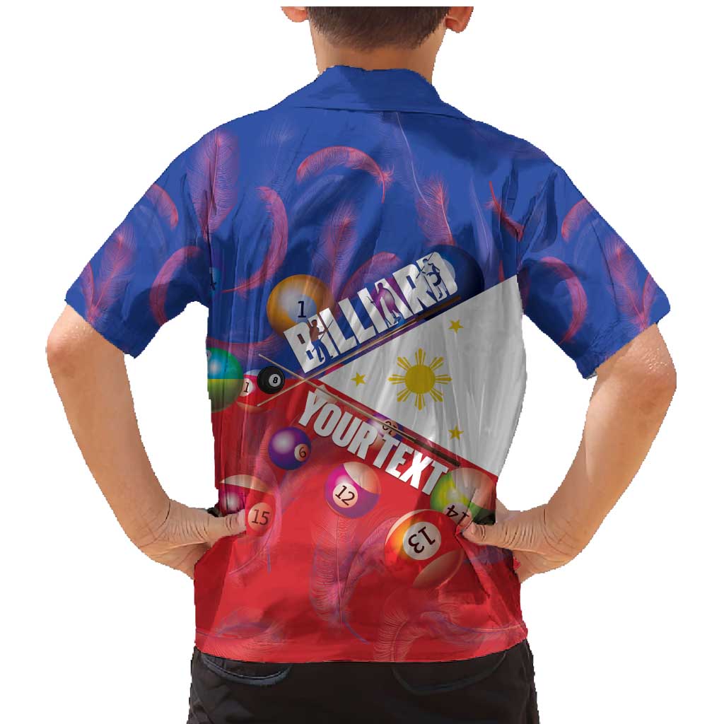 Personalised Philippines Billiards Family Matching Mermaid Dress and Hawaiian Shirt Cue With Balls Flag Style - Wonder Print Shop