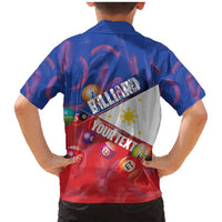 Personalised Philippines Billiards Family Matching Mermaid Dress and Hawaiian Shirt Cue With Balls Flag Style - Wonder Print Shop