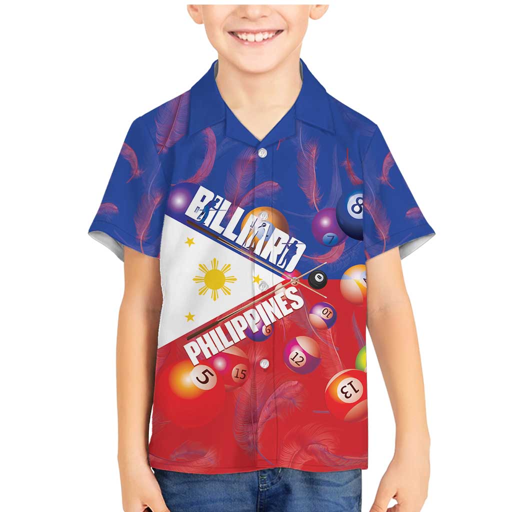 Personalised Philippines Billiards Family Matching Mermaid Dress and Hawaiian Shirt Cue With Balls Flag Style - Wonder Print Shop