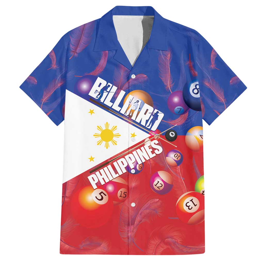 Personalised Philippines Billiards Family Matching Puletasi and Hawaiian Shirt Cue With Balls Flag Style - Wonder Print Shop