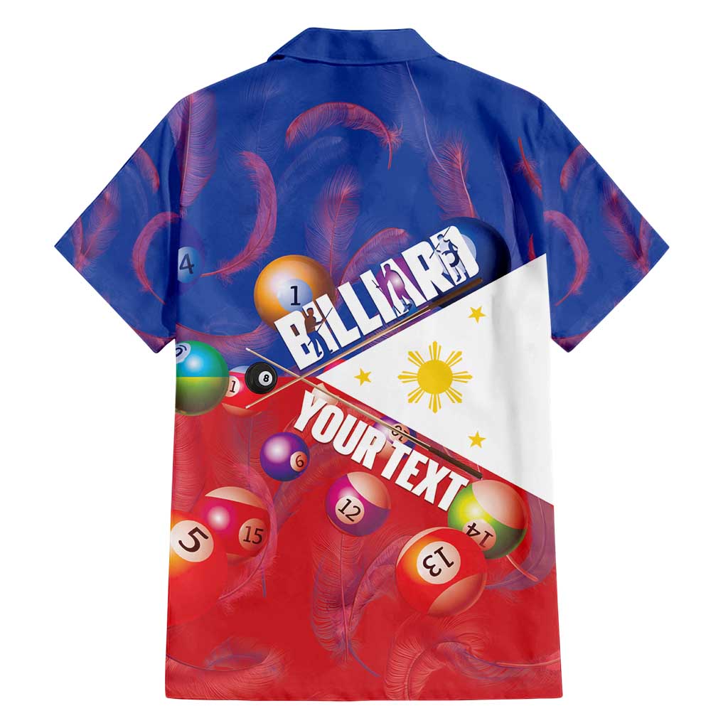Personalised Philippines Billiards Family Matching Tank Maxi Dress and Hawaiian Shirt Cue With Balls Flag Style - Wonder Print Shop